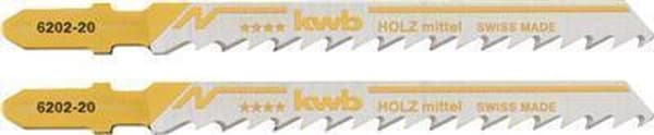 kwb 620220 stiksavklinger, træbearbejdning, HCS, enkelt knastskaft, 2 x medium 2 stykker (620220)