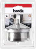 Miniatyrbillede 2 af 3: kwb 498477 hulsavsæt, 5 stk, 1 stk (498477)