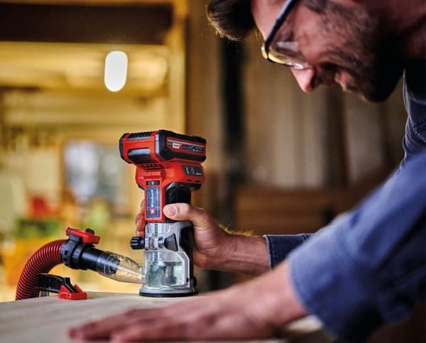 Einhell 4350412 TP-ET 18 Li BL - Solo Power X-Change kantfræser - Einhell Edge overfræser 4350412 TP-ET 18 Li BL - Solo Power X-Change <br><br>Trådløs