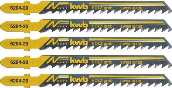 kwb 620425 stiksavklinger, træbearbejdning, HCS 5 stk (620425)