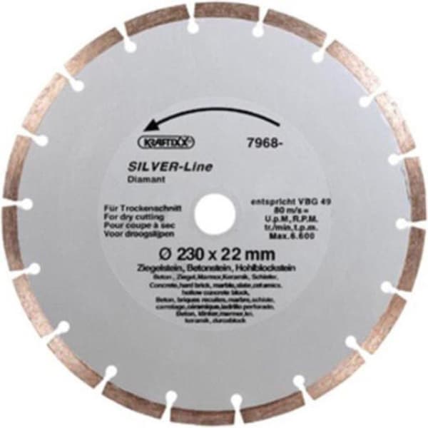 kwb 796570 diamantskæreskive diameter 125 mm borediameter 22 mm 1 stk (796570)
