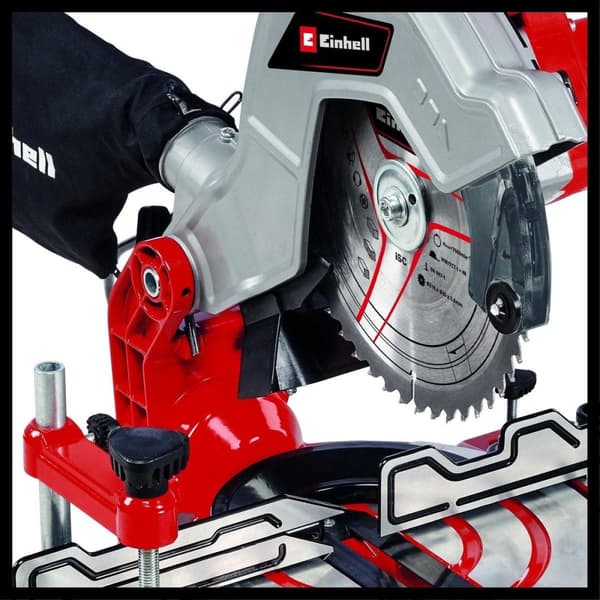 Einhell TC-MS 216. Omdrejningstal uden belastning (maks.): 5000 rpm, klippebredde (90°): 12 cm. Strømkilde: AC, AC indgangsspænding: 220 - 240 V, AC i