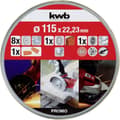 Miniatyrbild 2 av 4: kwb 712041 skärskivsats 10 stycken 115 mm 22,23 mm 10 stycken (712041)