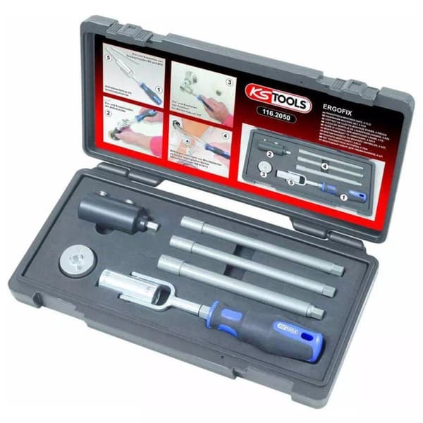 KS TOOLS Werkzeuge-Maschinen GmbH Tvättställsmonteringsset, 6 delar (116.2050)