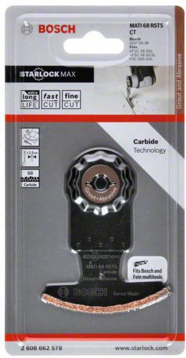 Bosch Tillbehör 2608662578 MATI 68 RST5 segmentsågblad 1 st.
