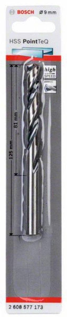 Bosch PointTeQ - bor - til metal - spiralbor - 9 mm - længde: 125 mm