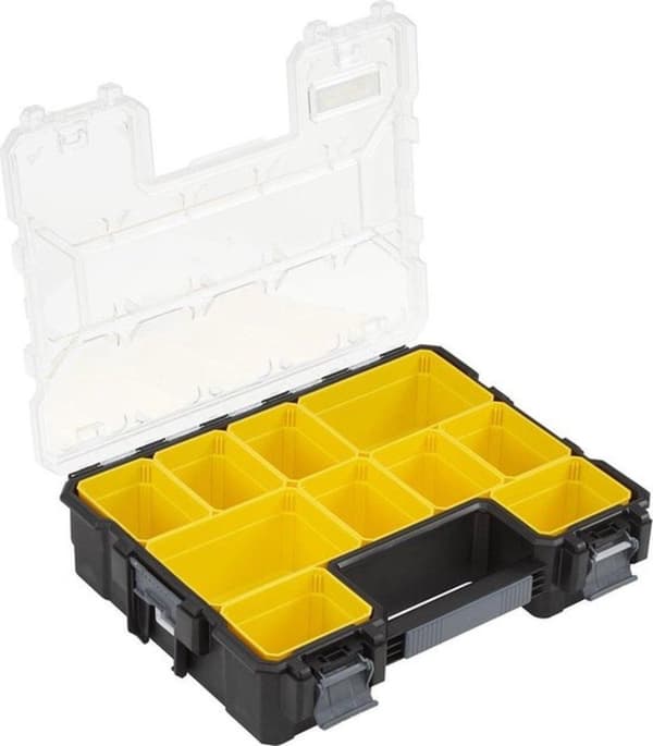 Stanley by Black & Decker sortimentslåda (L x B x H) 44,6 x 35,7 x 7,4 cm Antal fack: 10 1 st (1-97-519)