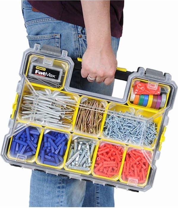 Stanley by Black & Decker sortimentslåda (L x B x H) 44,6 x 35,7 x 7,4 cm Antal fack: 10 1 st (1-97-519)