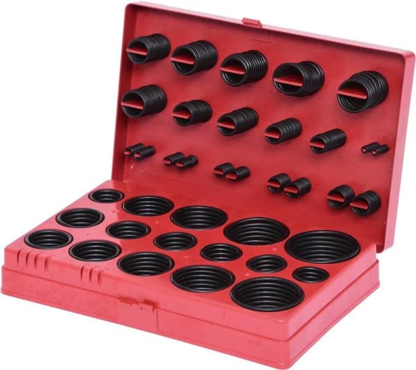 KS TOOLS valikoima O-renkaita, sisällä Ø 3-50mm/R01-R32, 419 kpl. (970.0130)