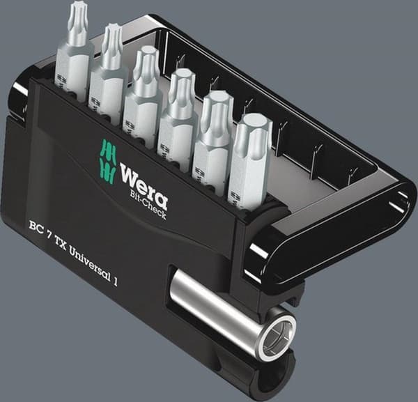 Wera Bit-Check 7 TX Universal 1 - skruetrækker bit sæt - 7 stk (05056294001)