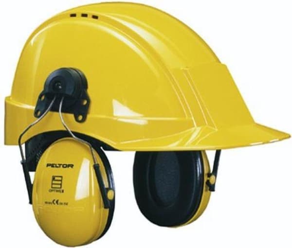 3M hörselskydd OPTIME I EN 352-1-3 (SNR)=26 dB för hjälm med 30 mm spår (H510P3E)