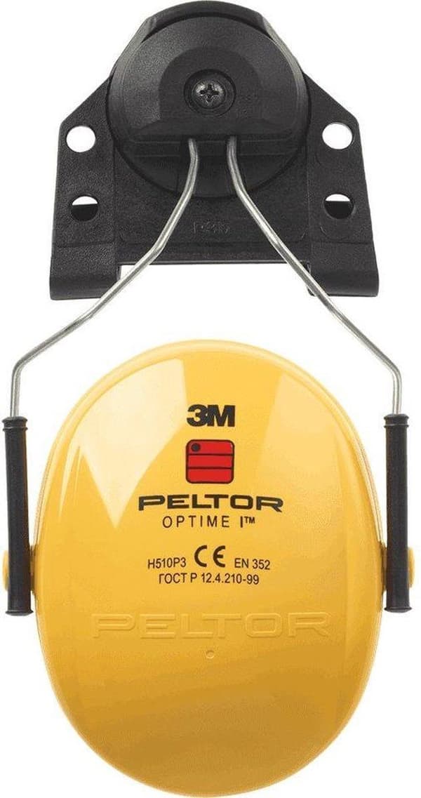 3M hörselskydd OPTIME I EN 352-1-3 (SNR)=26 dB för hjälm med 30 mm spår (H510P3E)