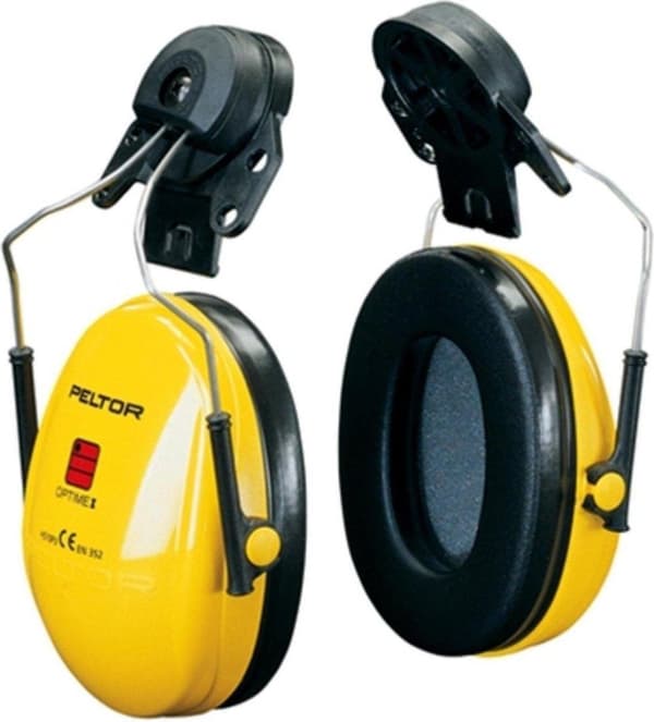 3M hörselskydd OPTIME I EN 352-1-3 (SNR)=26 dB för hjälm med 30 mm spår (H510P3E)