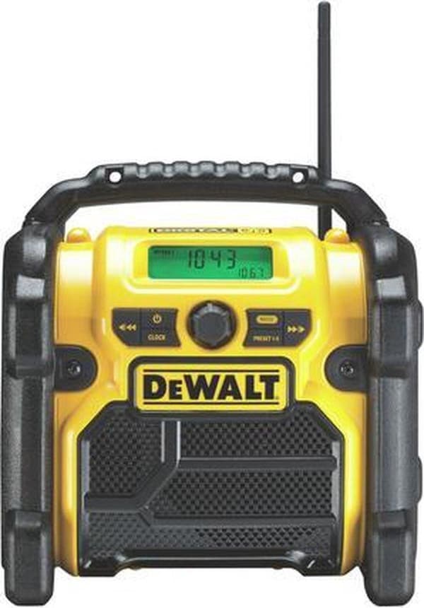 DeWALT DCR020-QW Radio Portable Digital Svart - Gul (DCR020-QW)