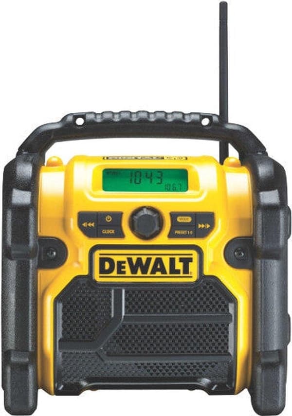 DeWALT DCR020-QW Radio Portable Digital Svart - Gul (DCR020-QW)