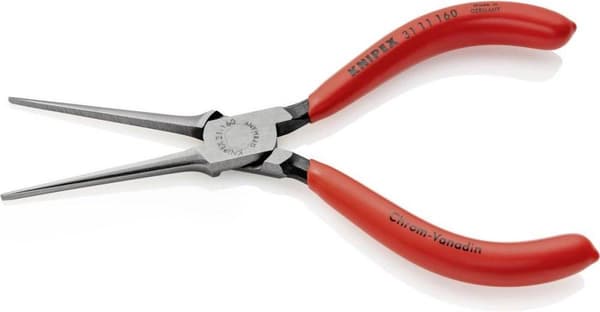 Knipex 31 11 160 elektronik och finmekanik nåltång rak 160 mm