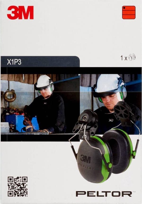 PELTOR kuulosuojaimet X1P3 kypäräkiinnikkeellä XA007706881 1 kpl (XA007706881)