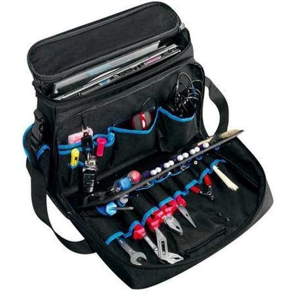 B&W TOOL.CASES service - Notebook axelväska - 43,2 cm (17") - Svart