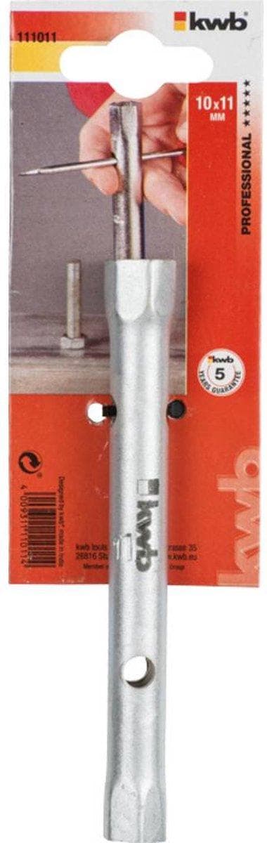 kwb 111011 rørformet topnøgle 10 mm, 11 mm 1 stk (111011)