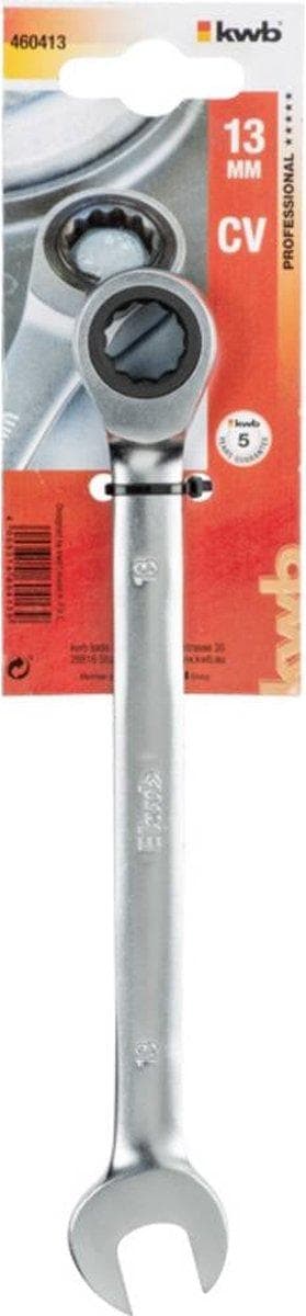 kwb 460413 dobbelt skralde ringnøgle 1 stk 13 mm (460413)