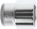 Miniatyrbillede 4 af 8: GEDORE topnøgleindsats 1/2" sekskant 28 mm (6132230)