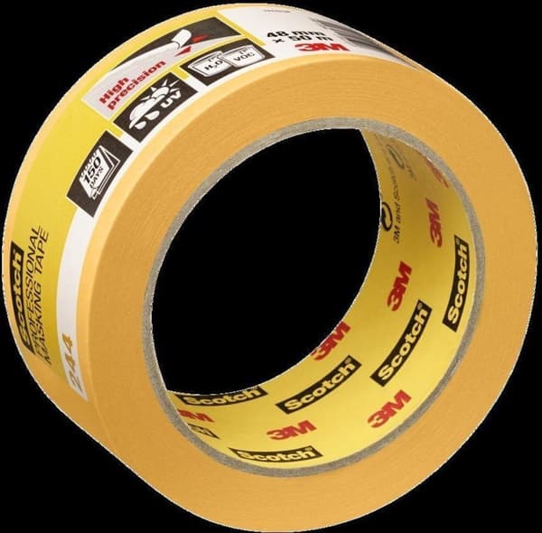 3M maalarinteippi Scotch maalarinteippi sileä kullanvärinen L.50m B.48mm Rl.3M (2444850)