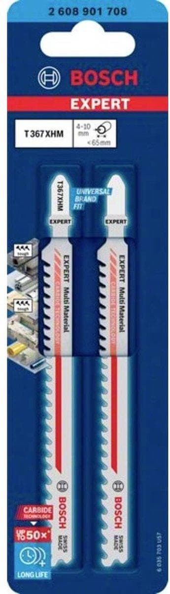 Bosch tillbehör 2608901708 EXPERT "MULTI MATERIAL" T 367 XHM BLADE 2 st(n)