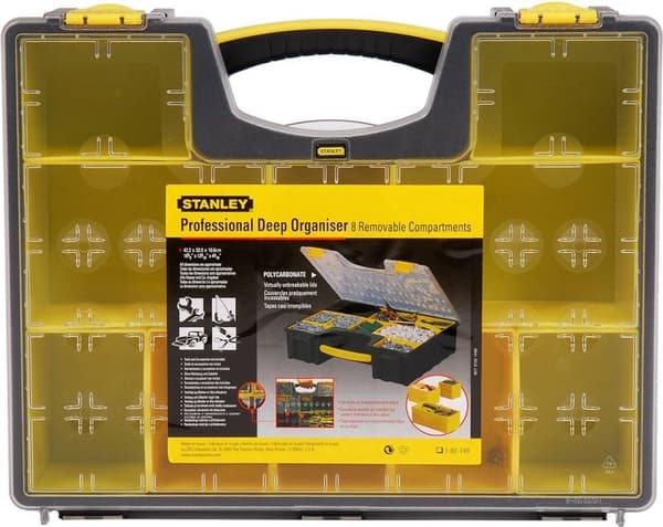 Stanley by Black & Decker sortimentsæske Antal rum: 8 1 stk. (1-92-749)