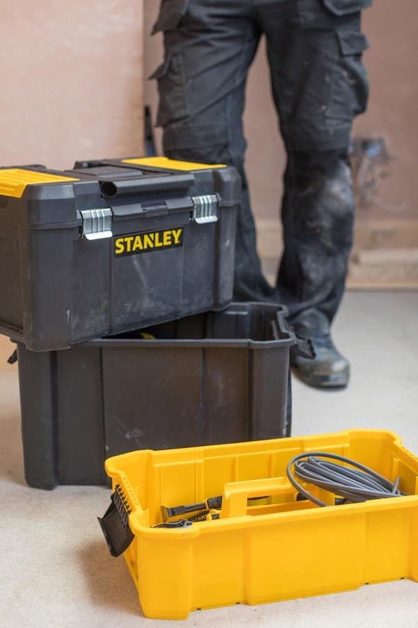 Stanley by Black & Decker STST1-80151 verktygslåda tom svart, gul