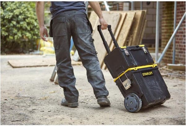 Stanley by Black & Decker 1-70-326 Værktøjskasse Plast Sort, Gul
