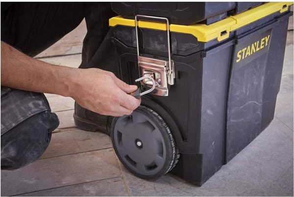 Stanley by Black & Decker 1-70-326 Værktøjskasse Plast Sort, Gul