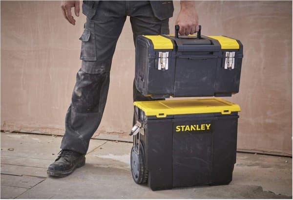 Stanley by Black & Decker 1-70-326 Værktøjskasse Plast Sort, Gul
