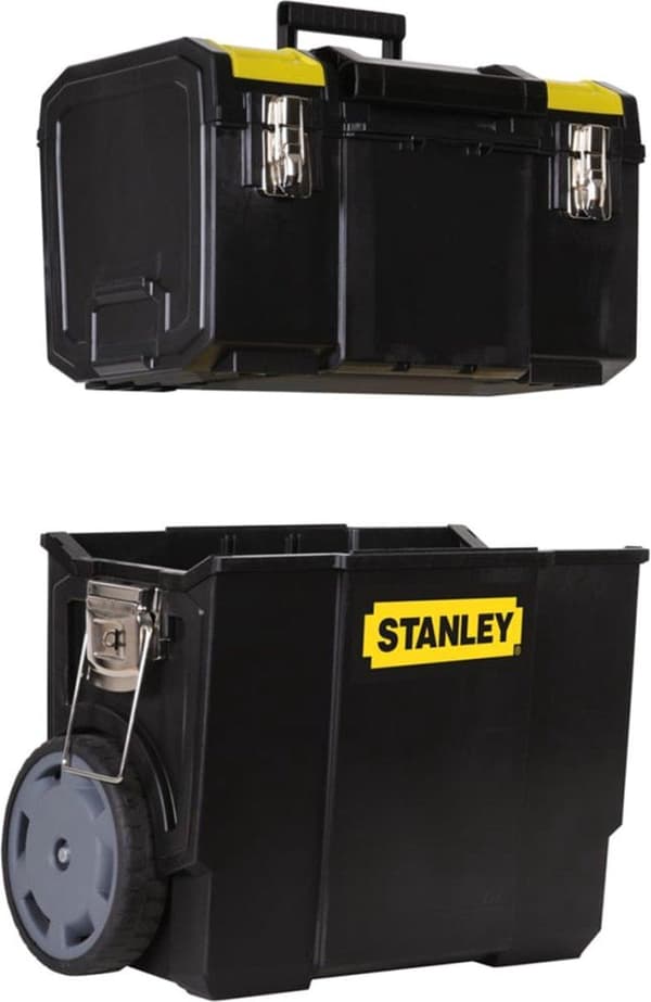 Stanley by Black & Decker 1-70-326 Værktøjskasse Plast Sort, Gul