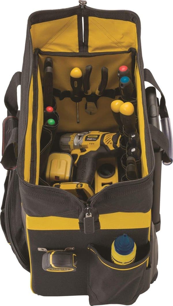 Stanley verktygsväska FatMax, FMST1-80148, tom, med hjul, tillverkad av nylon (FMST1-80148)