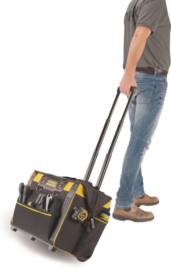 Stanley verktygsväska FatMax, FMST1-80148, tom, med hjul, tillverkad av nylon (FMST1-80148)
