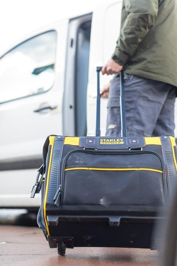 Stanley verktygsväska FatMax, FMST1-80148, tom, med hjul, tillverkad av nylon (FMST1-80148)