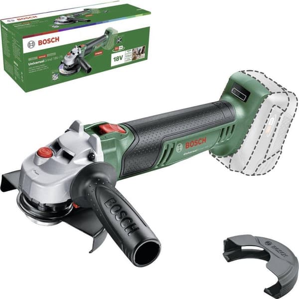 Bosch UniversalGrind 18V-75 - vinkelsliber - ledningsfri - 125 mm - uden batteri - 18 V