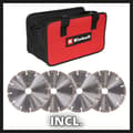 Miniatyrbild 2 av 8: Einhell Muurfrees TE-MA 1700 (1700 W, sleufbreddinställning till 38 mm, sleufdiepte till 40 mm, mjukstart, överbelastningsskydd, inkl. 4 diamantslijps