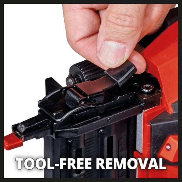 Einhell Professioneel Accu spijkerpistol FIXETTO 18/50 N Power X-Change (18 V - 60 slag/min - spijkerlængde maks. 50 mm - enkelvoudig/dørløbende rutsj