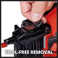 Miniatyrbillede 4 af 8: Einhell Professioneel Accu spijkerpistol FIXETTO 18/50 N Power X-Change (18 V - 60 slag/min - spijkerlængde maks. 50 mm - enkelvoudig/dørløbende rutsj