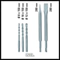Miniatyrbillede 8 af 10: Einhell Electric Boorhamer - TE-RH 32 4F Kit - 1250 W - 5 J - SDS-plus