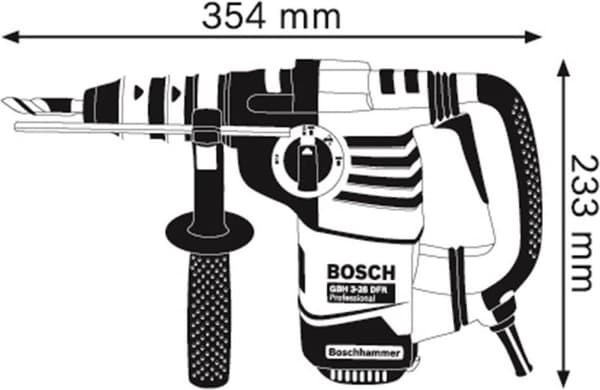 Bosch GBH 3-28 DFR Professional - borehammer - 800 W - SDS-plus - 3,1 joule