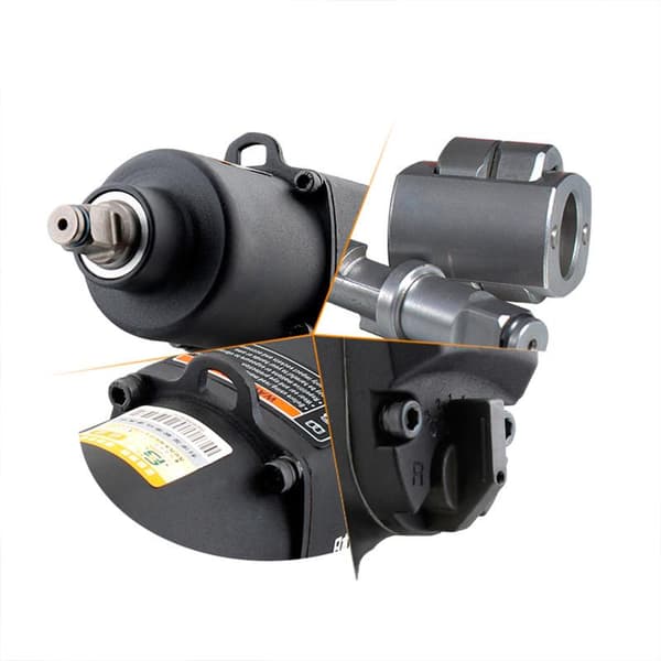 1/2" 1280N.M 6-8 bar 7000 rpm 3 växlar pneumatisk skiftnyckelsats med tillbehör och verktygslåda, högt vridmoment