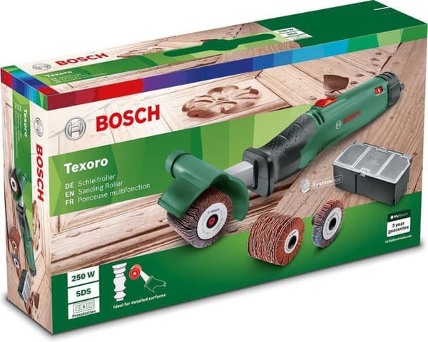 Bosch Texoro Multi-hiomatela - 250 W - Sisältää lisävarusteet