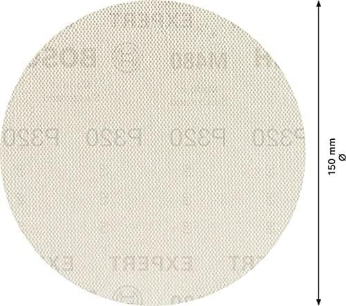 Bosch Professional 5x Expert M480 hiomaverkko (kovapuulle, maali puulle, Ø 150 mm, karkeus 320, satunnainen kiertoratahiomakoneen lisävarusteet)