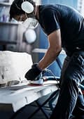 Pikkukuva 5 / 6: Bosch Professional 5x Expert M480 hiomaverkko (kovapuulle, maali puulle, Ø 150 mm, karkeus 320, satunnainen kiertoratahiomakoneen lisävarusteet)