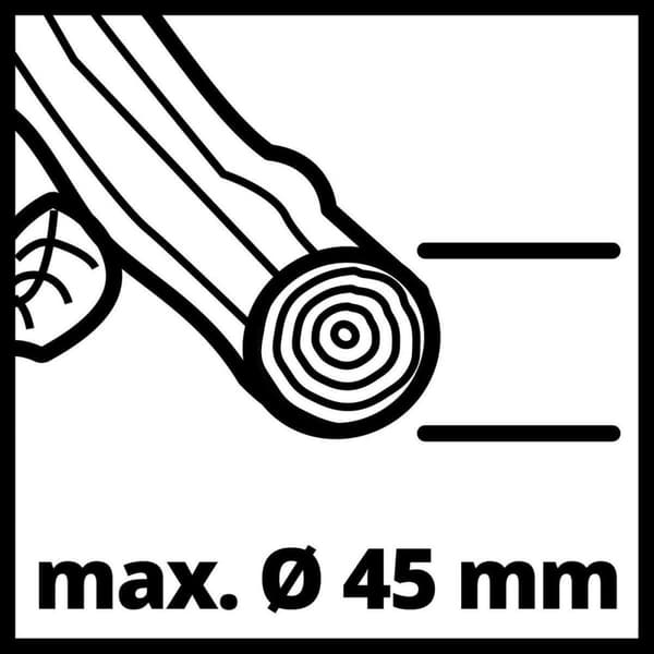 Einhell GC-RS 60 CB makuleringsmaskine - 2800 W - Maks. grentykkelse: ÃËœ45 mm