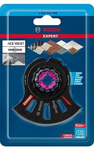 Bosch Expert ACZ 105 ET - segmentsavklinge - 5 stykker - 105 mm - længde: 80 mm - bredde: 80 mm (2608664207)
