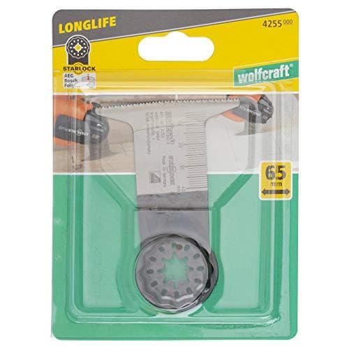Wolfcraft 4255000 dyksavbladsekspert HCS, Starlock skaft, træ, plastik, gipsplader