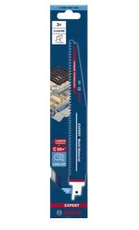 Bosch tillbehör 2608900392 EXPERT “Multi Material” S 1156 XHM fram- och återgående sågblad, 3 stycken Sågbladslängd 225 mm 3 st.
